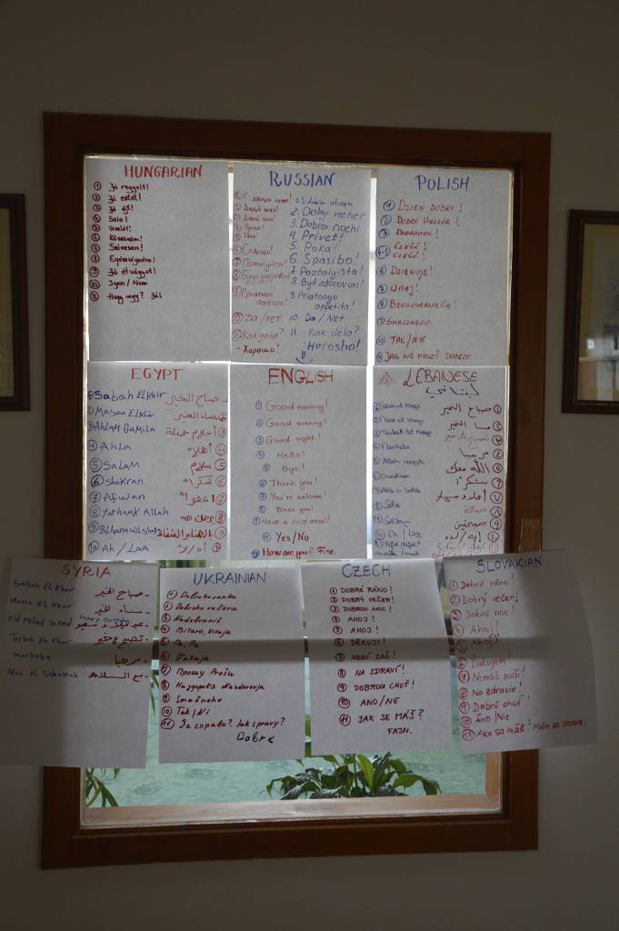 Day 0: List of expressions (photo by Maria Jakubowska)